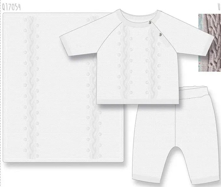 Picture of Q17054-Rockabye 100% Cotton 3Pc UNISEX - Suit